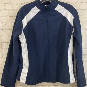 Russell Athletic Youth Large Lined Zippered Jacket Velvet Finish Netted Interior
