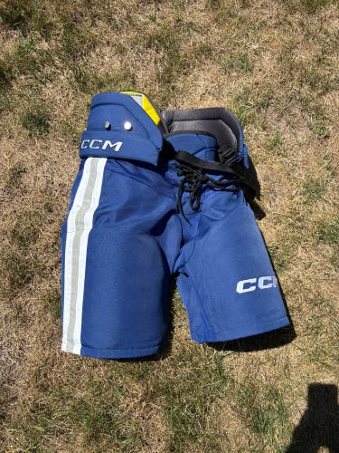 Men's Senior Medium CCM HPTK Hockey Pants Pro Stock Sudbury Wolves OHL