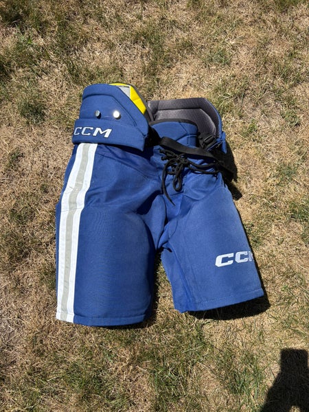 Men's Senior Medium CCM HPTK Hockey Pants Pro Stock Sudbury Wolves OHL