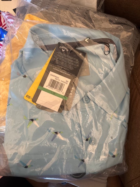 Blue Large Men's Callaway Shirt (New)