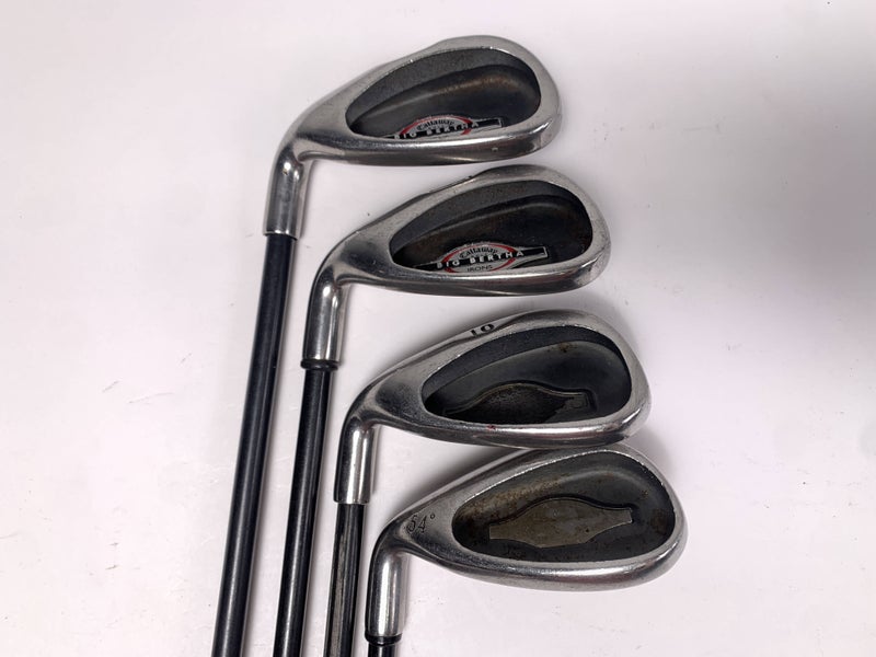 Callaway Big Bertha 2002 Iron Set 8-PW+SW RCH 75i Regular Graphite Mens LH