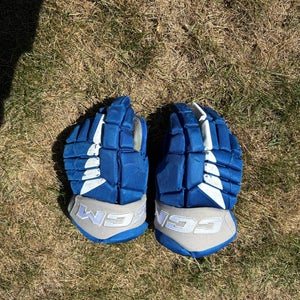 Sudbury Wolves OHL CCM HGJSCHL Gloves 14" Pro Stock