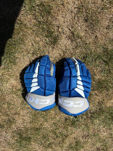 Sudbury Wolves OHL CCM HGJSCHL Gloves 14" Pro Stock
