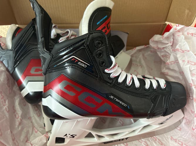 CCM Jetspeed FT680 Skates Size 9.5 Wide New!