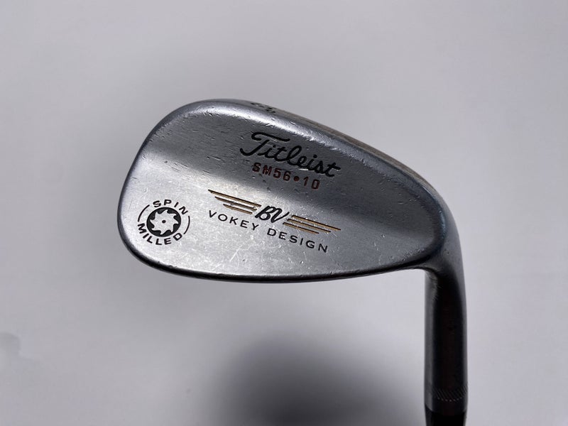 Titleist Vokey Spin Milled Chrome 2009 Sand Wedge SW 56* 10 Wedge Steel Mens RH
