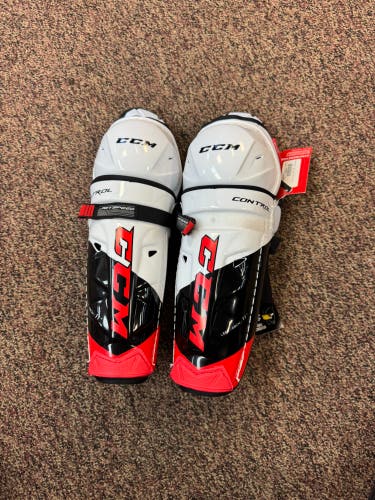 Junior CCM Control 11" Shin Pads (New)