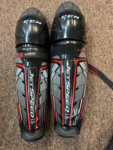 Senior CCM Control 16" Shin Pads (New)