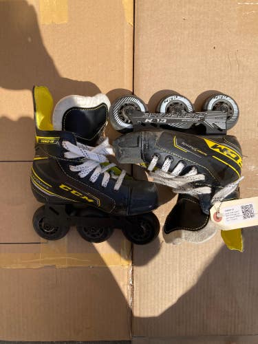 CCM Super Tacks 9350 Inline Skates Regular Width | Youth Size: 12