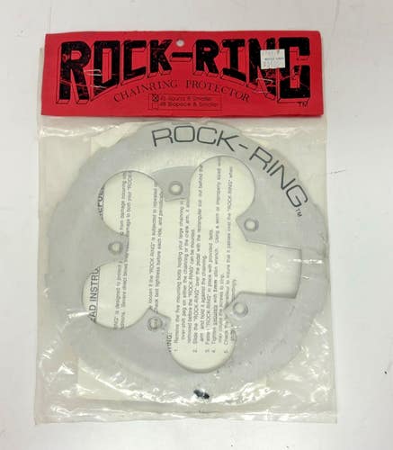 Vintage Girvin Rock-Ring 46-Tooth & Smaller Chainring Bash Guard 100mm BCD NEW