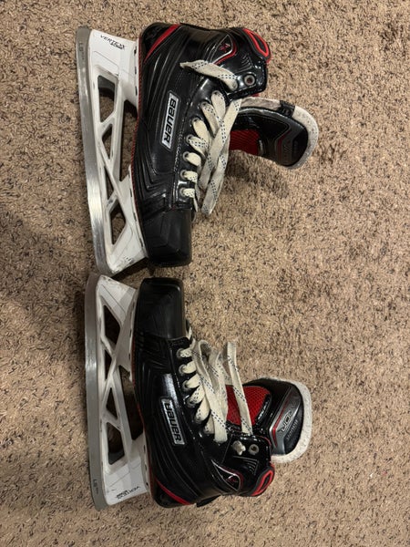 Bauer Vapor 1X Pro Hockey Goalie Skates Pro Stock 10 (Used)