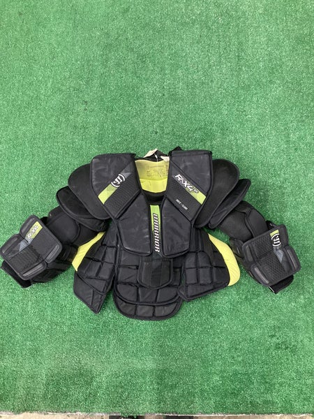Intermediate Small / Medium Warrior RITUAL X4 E Goalie Chest Protector (Used)