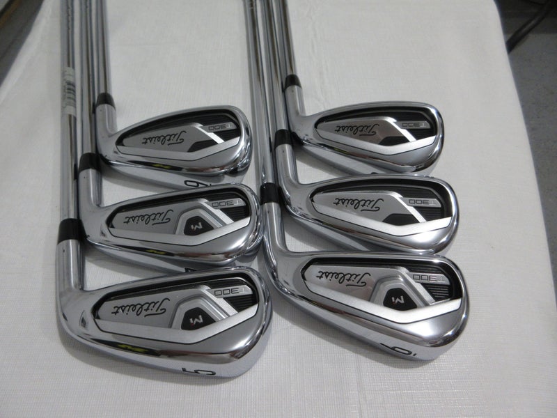 Titleist 2021 T300 Iron Set - 5-PW - AMT Red S300 Stiff Flex Steel - NEW