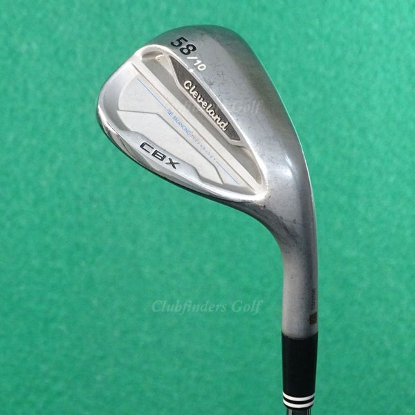 Cleveland CBX 58-10 58 Lob Wedge Dynamic Gold 115 Steel Wedge Flex