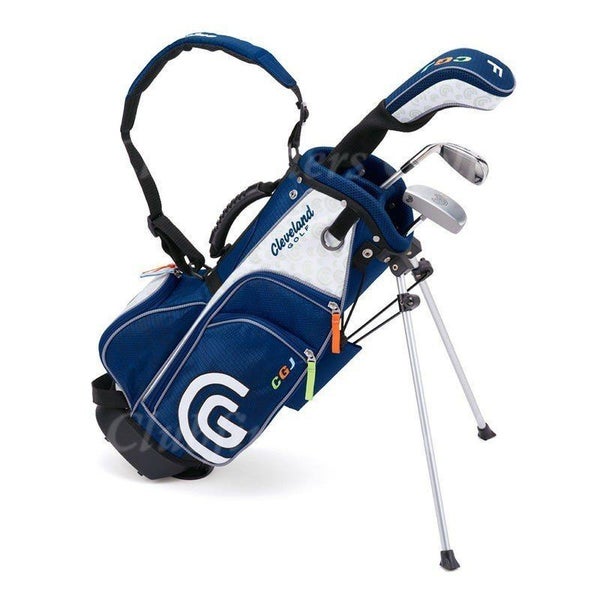NEW JUNIOR Cleveland CGJ Medium 6-Piece Complete Club Set w/ Matching Stand Bag