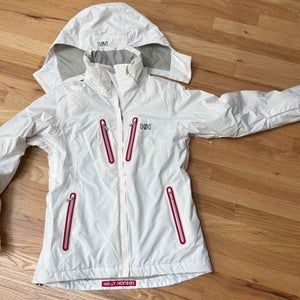 White Women's Large Helly Hansen Jacket (Used)