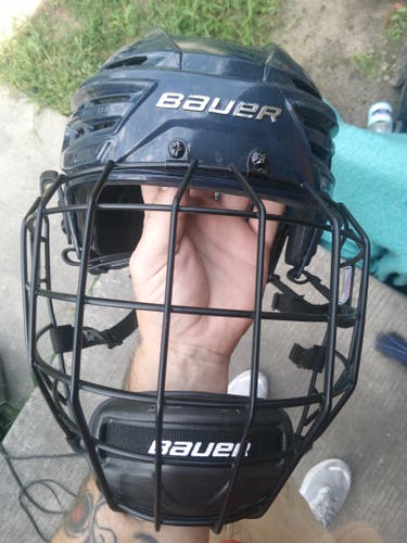 Large Bauer Profile II Helmet Pro Stock (Used)