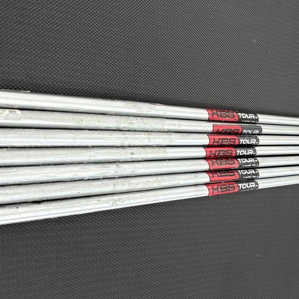KBS TOUR C-TAPER 130G X-STIFF IRON SHAFTS .370