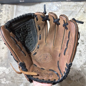 Brown Rawlings Premium Series RH Outfield Baseball Glove 12.5" (Used)