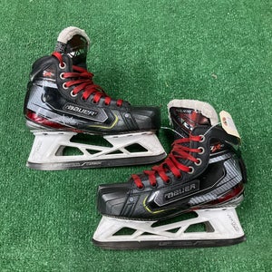 Junior Bauer Vapor 2X Pro Hockey Goalie Skates Regular Width Size 3.5 (Used)