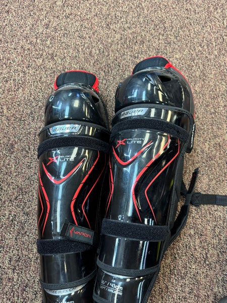 Senior Bauer Velocity Lite 16" Shin Pads (New)