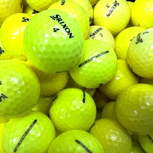50 Premium AAA Yellow Srixon Q-Star Used Golf Balls