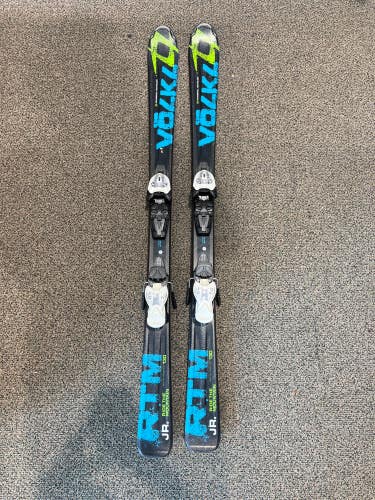 Kid's 130cm Volkl RTM Jr Skis With Bindings (Used)