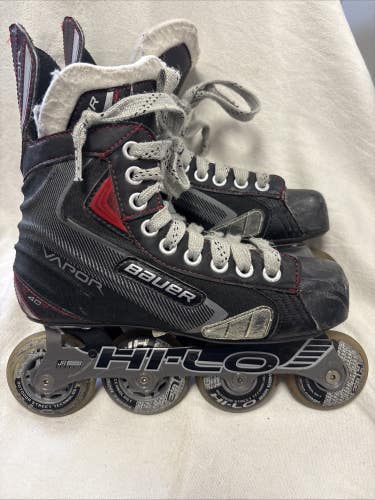 Junior Size 4 Bauer Vapor X40R In-line Skates Rollerblades