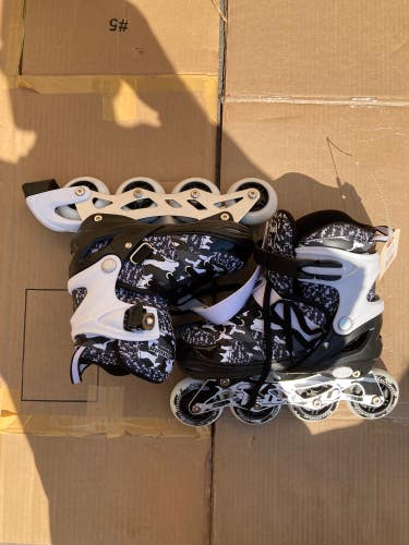 Kuxuan Sports Inline Skates Regular Width | Junior Size: 13-3