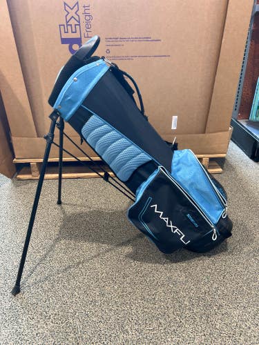 Junior Blue Maxfli Standing Golf Bag (Used)