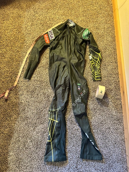 US Ski Team Men's custom size XL Tall Spyder Ski Suit (Used) FIS Legal - (plus bonus suit!)