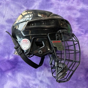 Black Medium CCM 04 Helmet (Used)