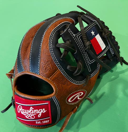Rawlings Heart of the Hide Texas All Star Game 2024 I RH Infield Baseball Glove 11.5" (Used)