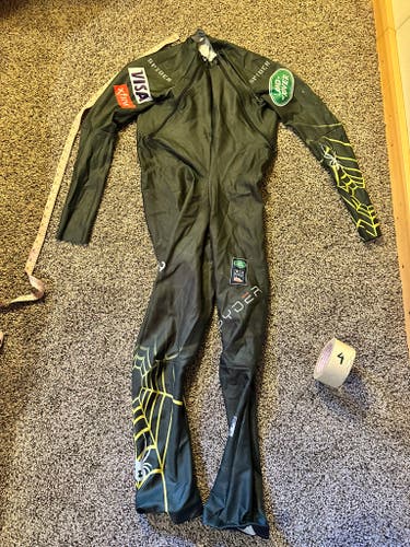 US Ski Team Men's custom size XL Tall Spyder Ski Suit (Used) FIS Legal - (plus bonus suit!)