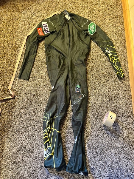 US Ski Team Men's custom size XL Tall Spyder Ski Suit (Used) FIS Legal - (plus bonus suit!)