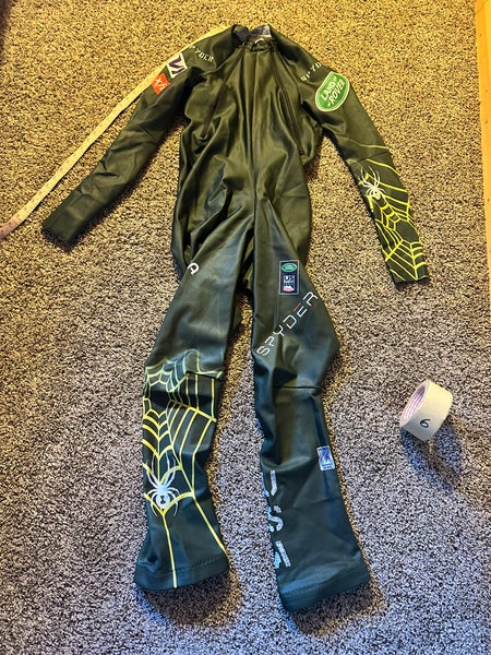 US Ski Team Men's custom size XL Tall Spyder Ski Suit (Used) FIS Legal - (plus bonus suit!)