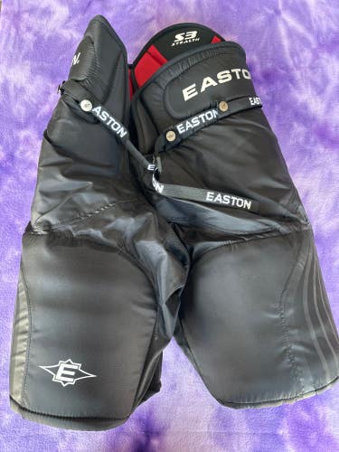 Black Senior Small Easton Stealth S3 Hockey Pants (Used)
