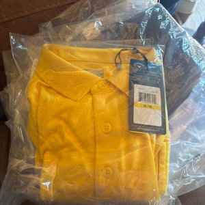 Yellow Medium Men's Callaway Shirt (New)