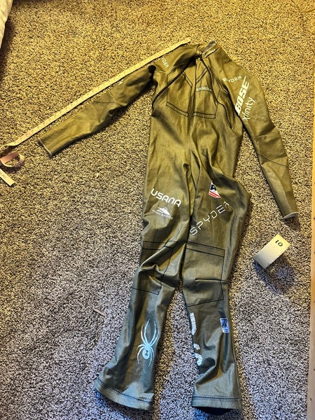 US Ski Team Men's custom size XL Tall Spyder Ski Suit (Used) FIS Legal - (plus bonus suit!)