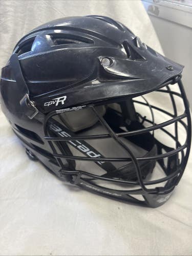 M/L - R Adjustable Cascade CPV- R Lacrosse Helmet. Black.