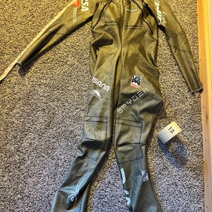 US Ski Team Men's custom size XL Tall Spyder Ski Suit (Used) FIS Legal - (plus bonus suit!)