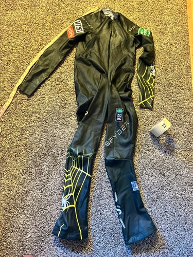 US Ski Team Men's custom size XL Tall Spyder Ski Suit (Used) FIS Legal - (plus bonus suit!)