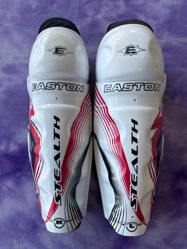 Senior Easton Stealth S3 Shin Pads 14" (Used)
