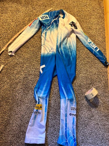 US Ski Team Men's custom size XL Tall Spyder Ski Suit (Used) FIS Legal