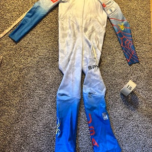 US Ski Team Men's custom size XL Tall Spyder Ski Suit (Used) FIS Legal