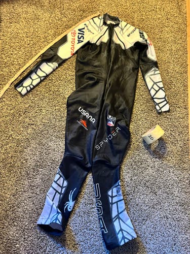 US Ski Team Men's custom size XL Tall Spyder Ski Suit (Used) FIS Legal