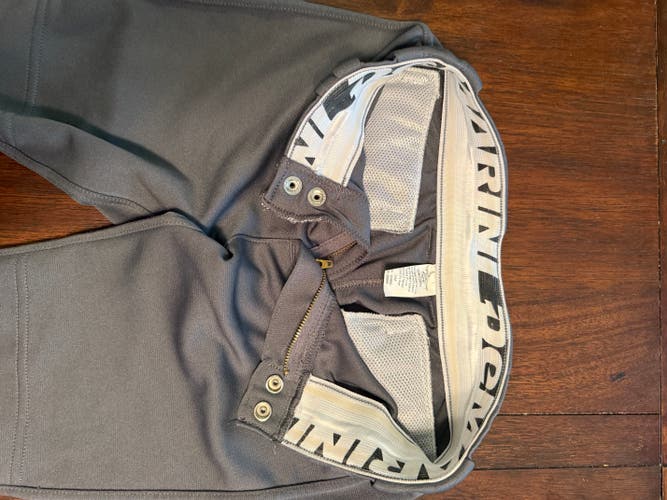 Gray Kid's Medium Youth DeMarini Game Pants (Used)