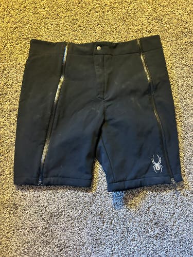 Black Men's XL Spyder Training Shorts (Used)