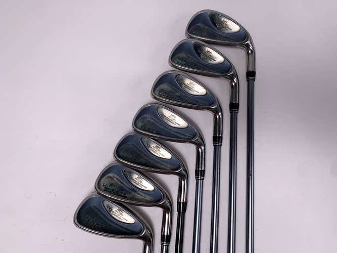 Cobra 3400 I/XH Iron Set 4-PW Graphite Design YS-5.1 Ladies Steel Womens RH