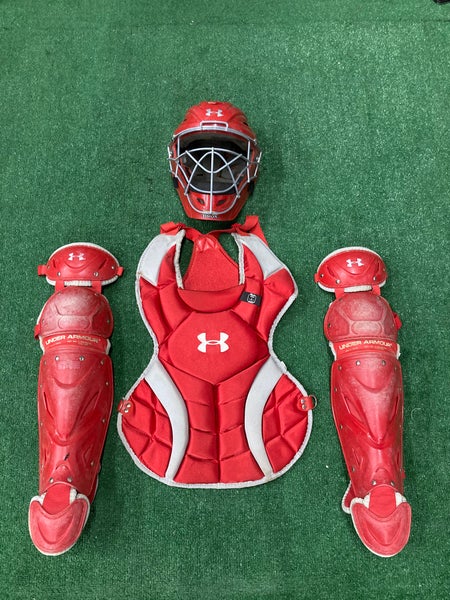 Youth Under Armour Catcher's Set (Used)