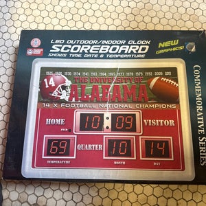 Alabama scoreboard clock